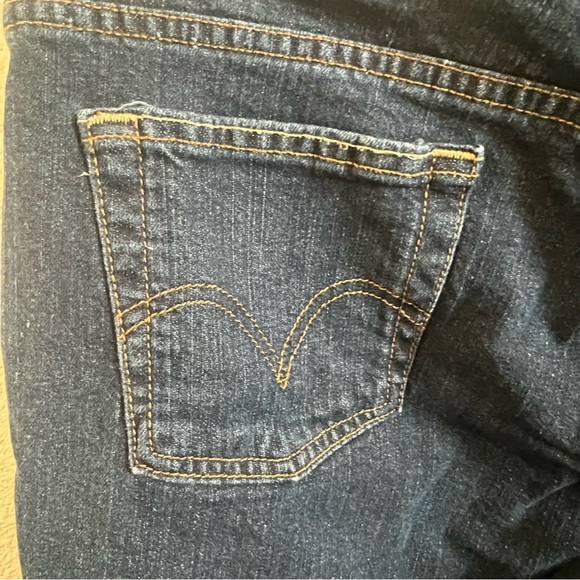 Levi’s 503 women straight leg Dk blue jean zip front, High rise, 5 pocket Sz 16 - Picture 10 of 16